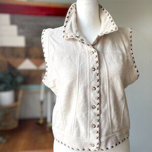 Cambridge Dry Goods Vintage 80s Boho Embroidered Sleeveless Vest ✨HP!✨